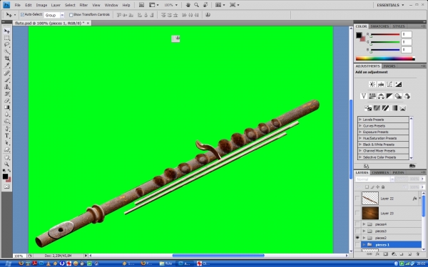 Creation of Rusty Flute: Step 5